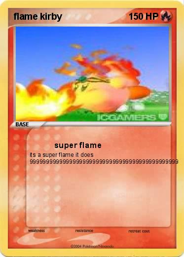 Pokemon flame kirby