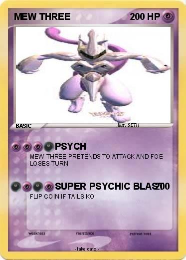 Pokemon MEW THREE