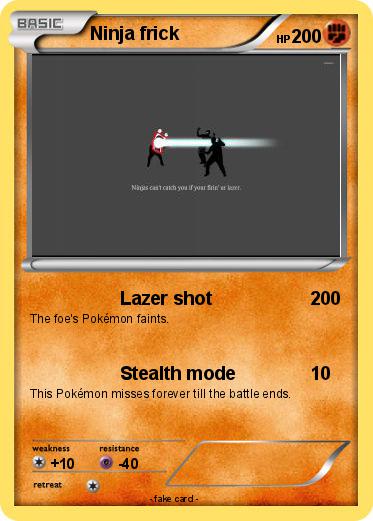 Pokemon Ninja frick