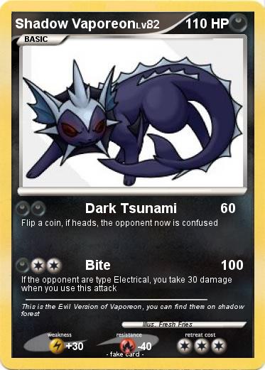 Pokemon Shadow Vaporeon