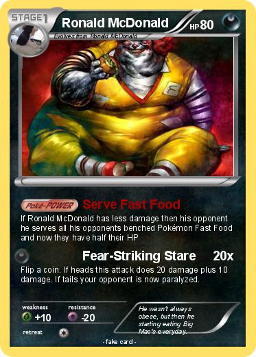 Pokemon Ronald McDonald