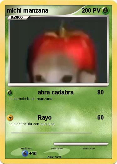 Pokemon michi manzana