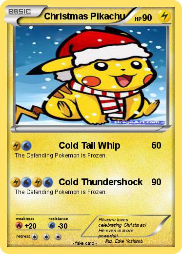 Pokemon Christmas Cards