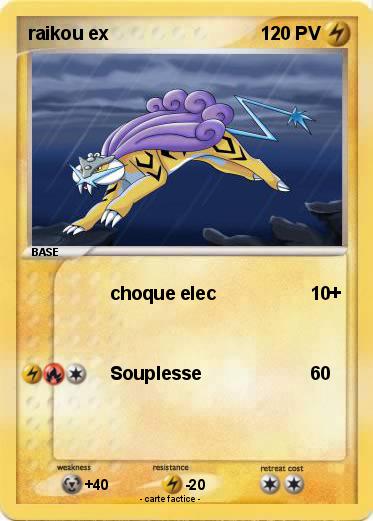 Pokemon raikou ex