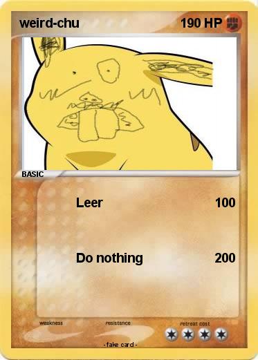 Pokemon weird-chu