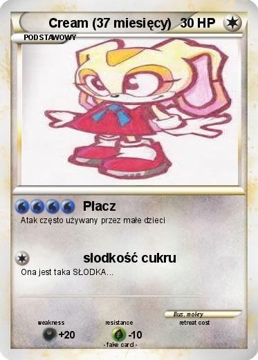 Pokemon Cream (37 miesięcy)