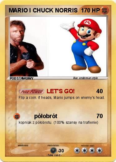 Pokemon MARIO I CHUCK NORRIS