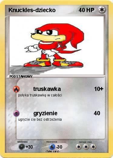 Pokemon Knuckles-dziecko