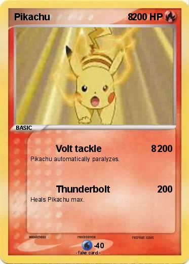 Pokemon Pikachu                              8