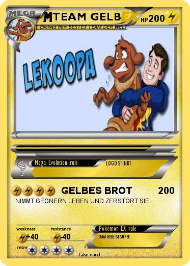 Pokemon TEAM GELB