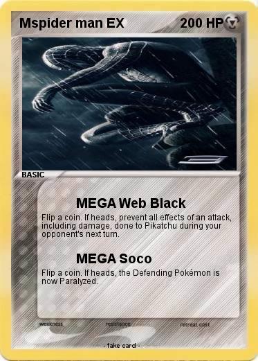 Pokemon Mspider man EX