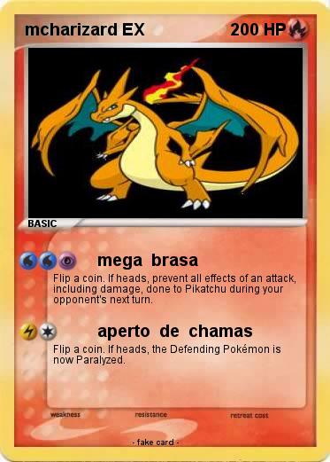 Pokemon mcharizard EX
