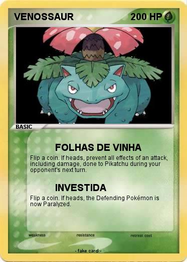 Pokemon VENOSSAUR