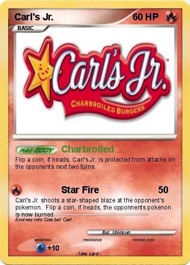 Pokemon Carl's Jr.