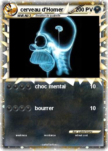 Pokemon cerveau d'Homer