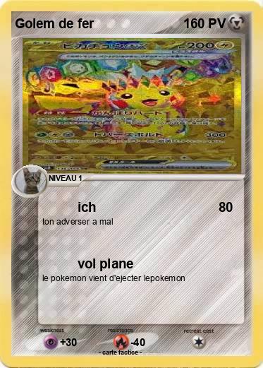 Pokemon Golem de fer