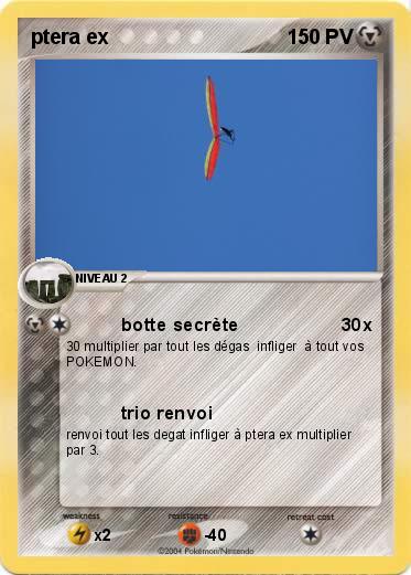 Pokemon ptera ex 