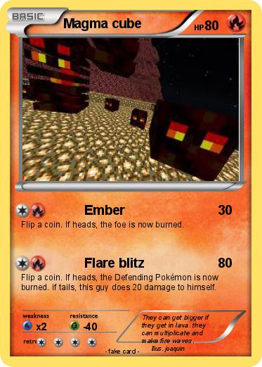 Pokemon Magma cube