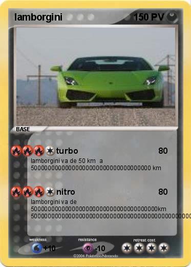 Pokemon lamborgini