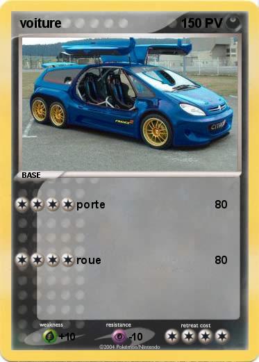 Pokemon voiture