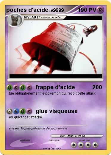 Pokemon poches d'acide