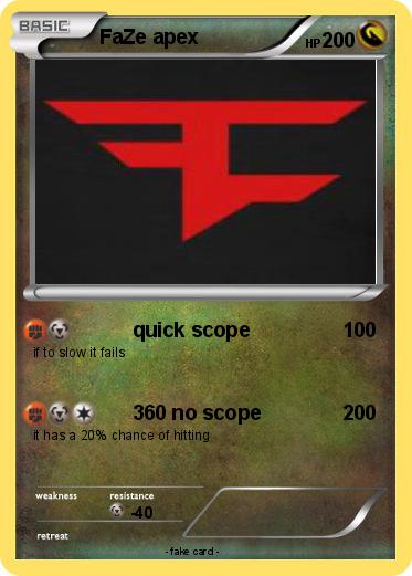 Pokemon FaZe apex