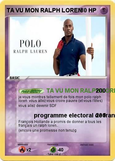 Pokemon TA VU MON RALPH LOREN