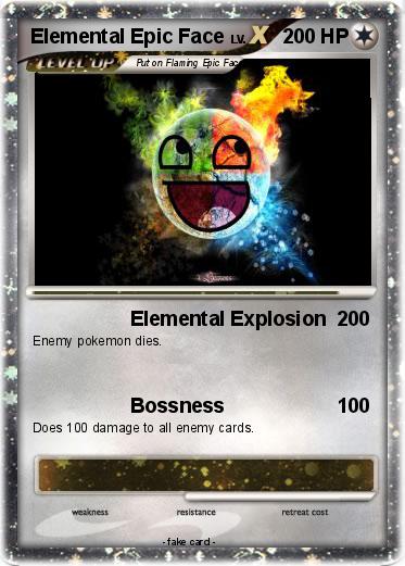 Pokemon Elemental Epic Face
