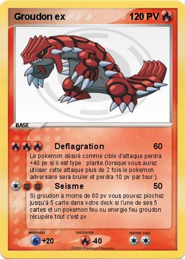 Pokemon Groudon ex