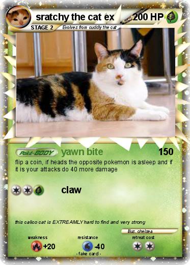 Pokemon sratchy the cat ex