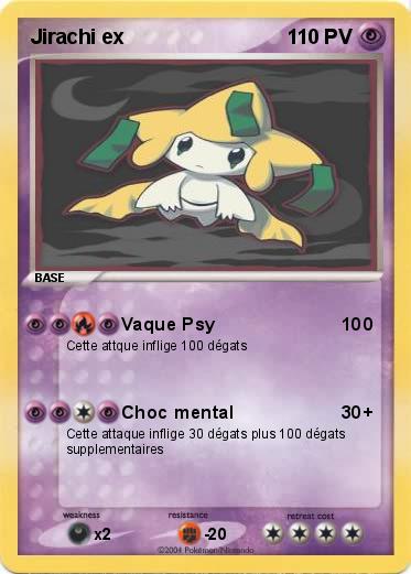 Pokemon Jirachi ex