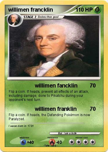 Pokemon willimen francklin
