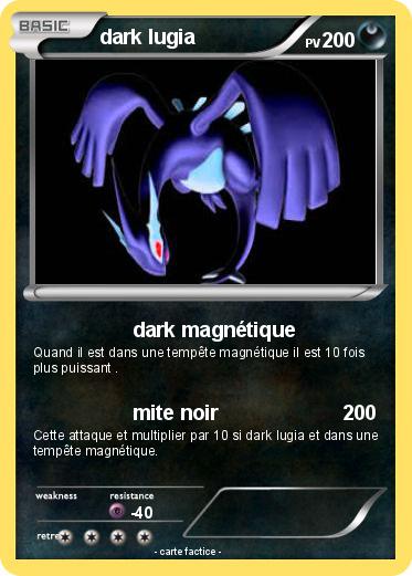 Pokemon dark lugia