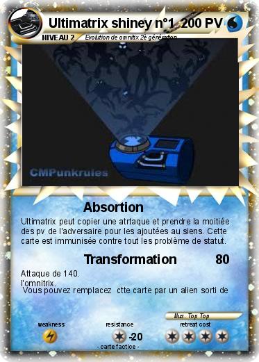Pokemon Ultimatrix shiney n°1