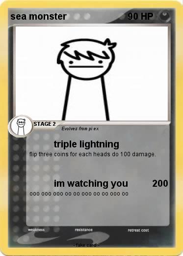 Pokemon sea monster