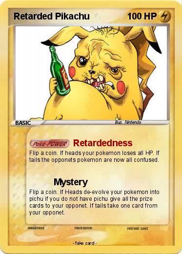 Pokemon Retarded Pikachu