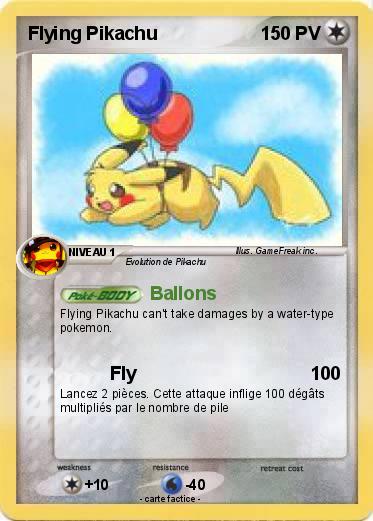 Pokemon Flying Pikachu