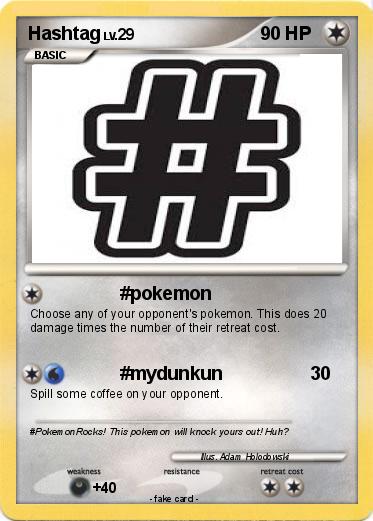 Pokemon Hashtag