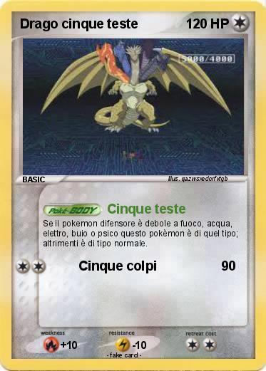 Pokemon Drago cinque teste