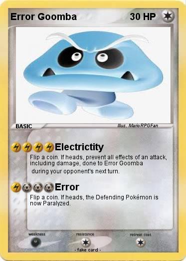 Pokemon Error Goomba
