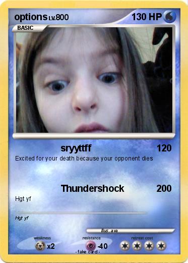 Pokemon options