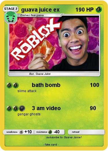 Pokemon guava juice ex