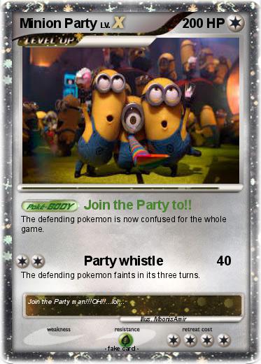 Pokemon Minion Party