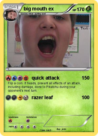 Pokemon big mouth ex