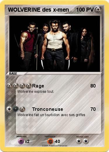 Pokemon WOLVERINE des x-men