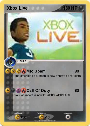 Pokemon Xbox Live