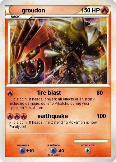 Pokemon groudon