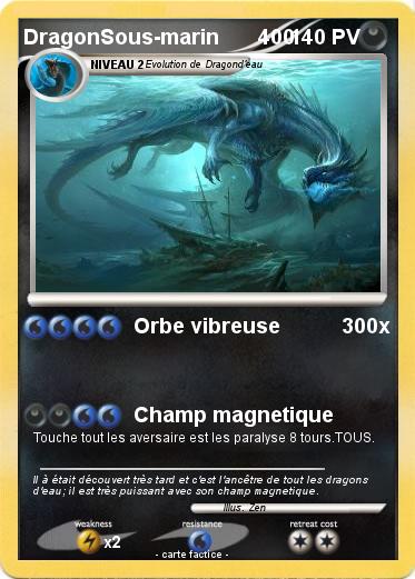 Pokemon DragonSous-marin       400