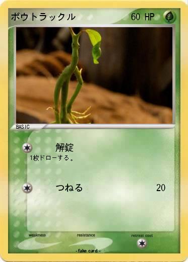 Pokemon ボウトラックル