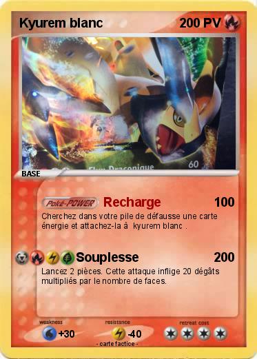 Pokemon Kyurem blanc